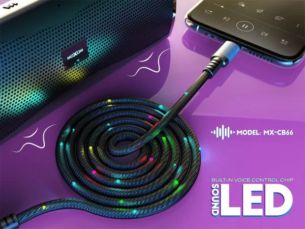 ⁦وصلة شحن تتفاعل مع الموسيقى⁩ - الصورة ⁦3⁩