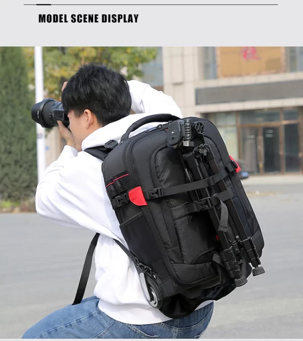 ⁦حقيبة كاميرا احترافية ظهر Yaxiumei⁩ - الصورة ⁦4⁩