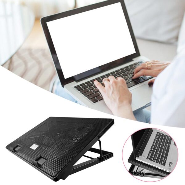 ⁦لوح مبرد لابتوب مع مروحه S500⁩ - الصورة ⁦5⁩