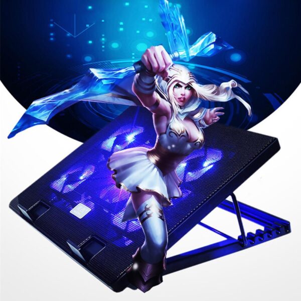 ⁦لوح مبرد لابتوب مع مروحه S500⁩ - الصورة ⁦4⁩