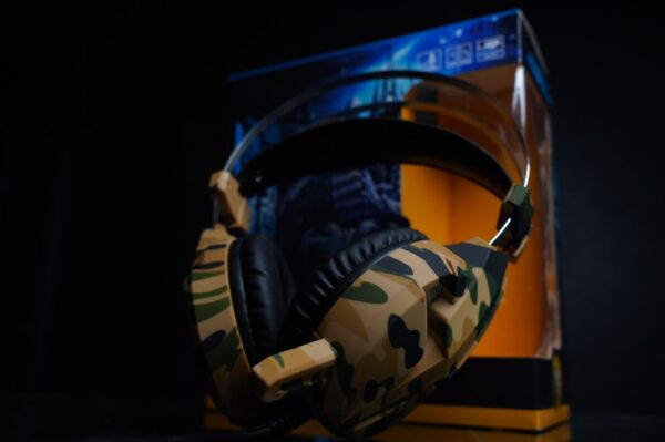 ⁦سماعه راس محيطية سلكية عسكرية stereo⁩ - الصورة ⁦5⁩