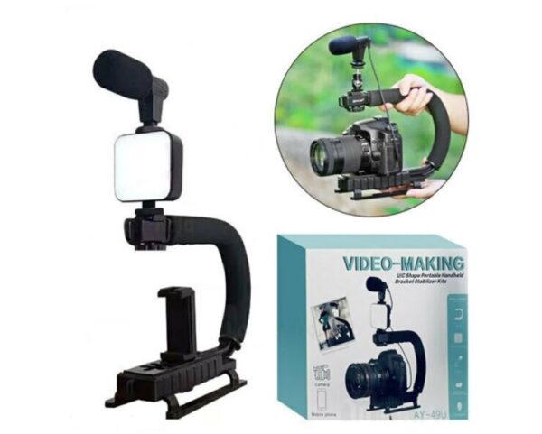 ⁦حامل كاميرا  مزود بمايك AY-49U⁩ - الصورة ⁦5⁩