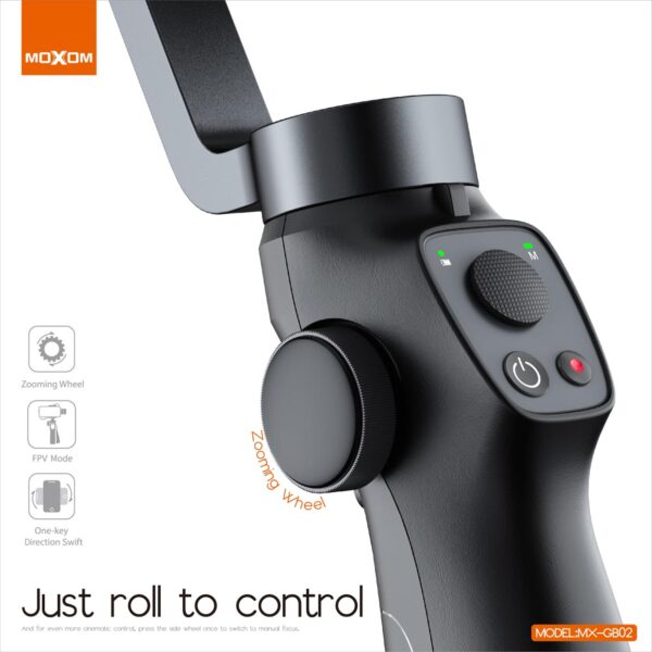 ⁦مانع اهتزاز للجوال GB02 الاصلي جيمبال ثلاثي المحاور⁩ - الصورة ⁦5⁩