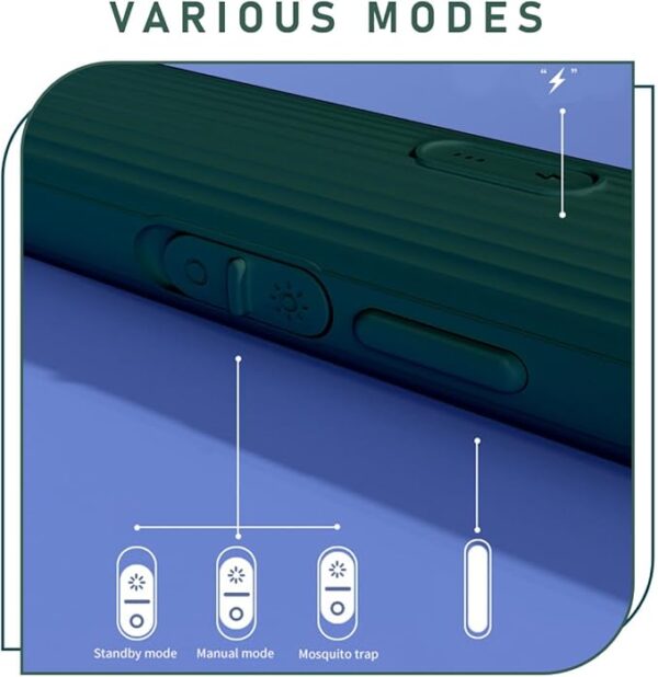⁦صاعق البعوض والذباب الكهربائي قابل للطي⁩ - الصورة ⁦4⁩
