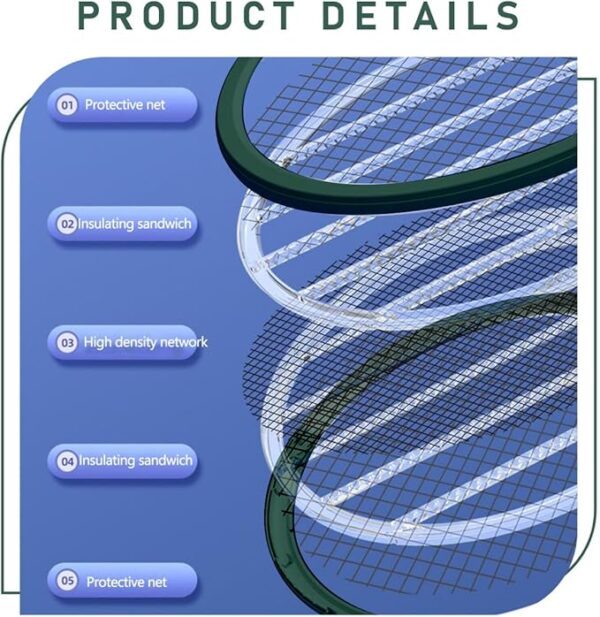 ⁦صاعق البعوض والذباب الكهربائي قابل للطي⁩ - الصورة ⁦7⁩