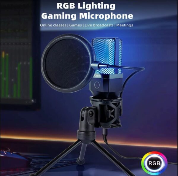 ⁦ميكروفون USB سلكي Yanmai X1R RGB⁩ - الصورة ⁦6⁩