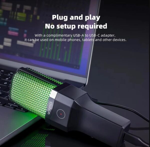 ⁦ميكروفون USB سلكي Yanmai X1R RGB⁩ - الصورة ⁦5⁩