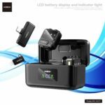 ميكروفون  MX-AX77 Cosmos Mini اللاسلكي المزدوج تايب سي