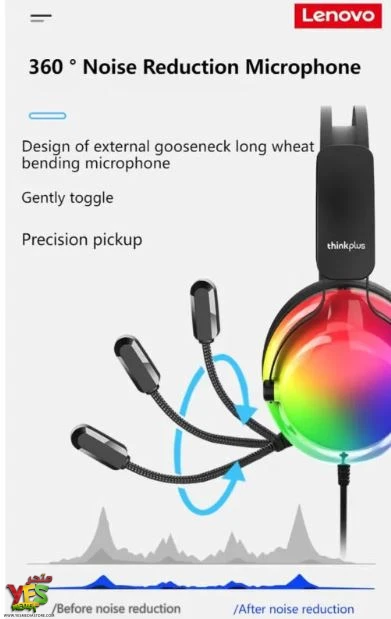 4477.webp سماعة محيطية رأس سلكي للألعاب Lenovo ThinkPlus G82B RGB USB
