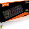 501 كيبورد مخصص للالعاب مع اضاءة خلفية ومقاوم للماء K9320