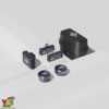 51L1c0aW2DL._AC_SY450_ ميكرفون لاسلكي مزدوج (ايفون - تايب سي - كاميرا) Luucco AirWave Combo