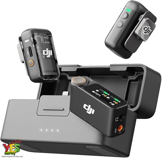 متجر يس ميديا 770999496 مايكرفون لاسلكي وكالة DJI 2mic