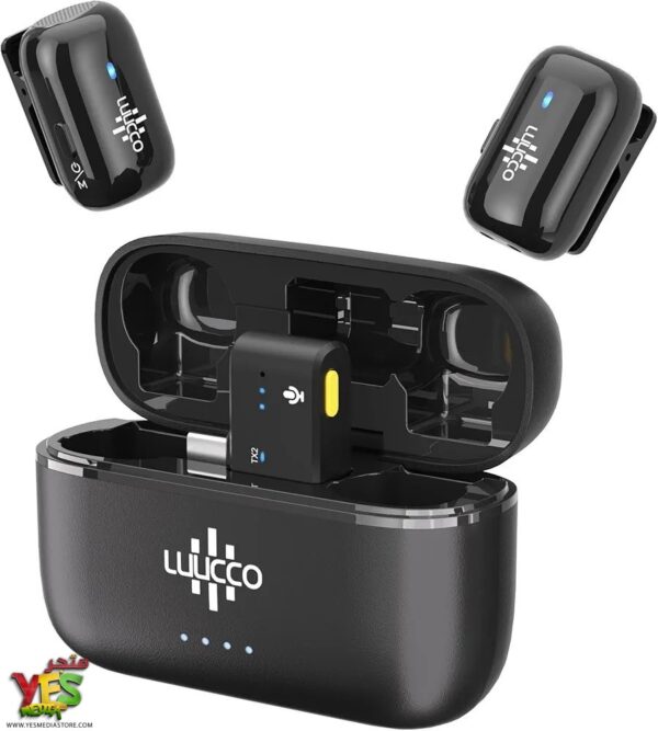 ميكروفون لاسلكي مزدوج من نوع Luucco MiniPods-K2 (USB-C)