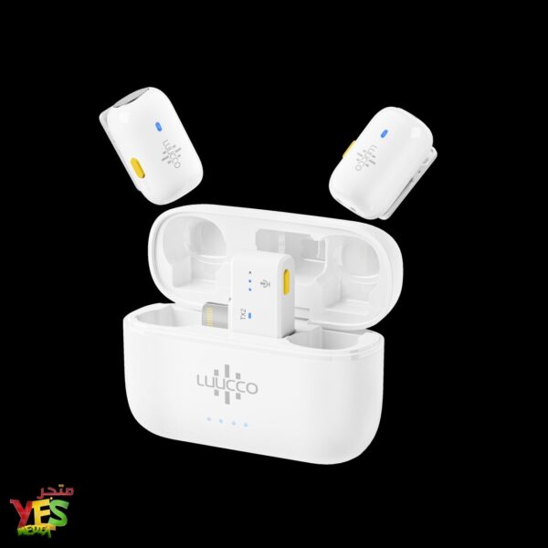 ميكروفون لاسلكي مزدوج من نوع Luucco MiniPods-K2 (USB-C)