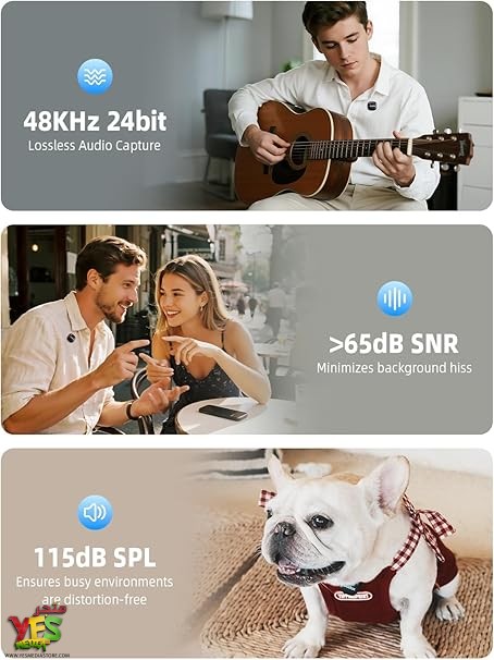متجر يس ميديا 770999496 ميك لاسلكي مزدوج من جودكس تايب سي Godox C01 Kit2