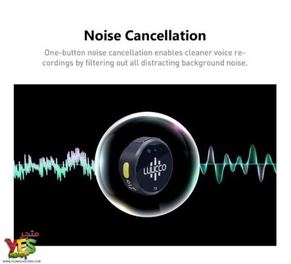 GGG ميكرفون لاسلكي مزدوج (ايفون - تايب سي - كاميرا) Luucco AirWave Combo
