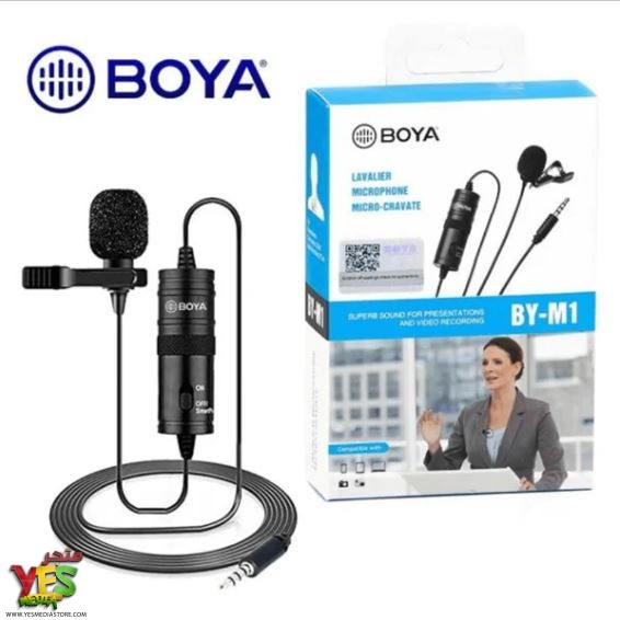 متجر يس ميديا 770999496 ميكرفون سلك بويا BOYA M1