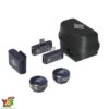 متجر يس ميديا 770999496 ميكرفون لاسلكي مزدوج (ايفون - تايب سي - كاميرا) Luucco AirWave Combo