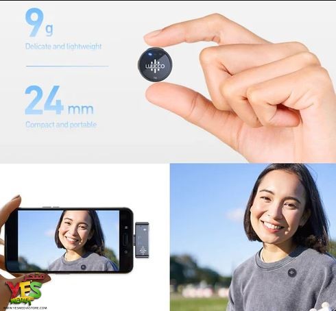 متجر يس ميديا 770999496 ميكرفون لاسلكي مزدوج (ايفون - تايب سي - كاميرا) Luucco AirWave Combo