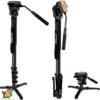 حامل مونوبرود أحادي للكاميرا KINGJOY MP1008F من الألمنيوم