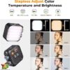 مصباح تصوير محمول ملون بزاوية 360 درجة K&F Concept RGB