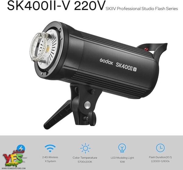 587017111_122175594914766725_5037127288797535780_n جودكس فلاش ستروب SK400II-V بقوة 400 واط
