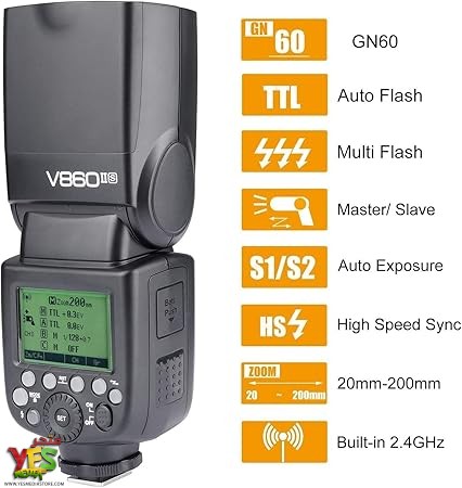 61CU-fHVL8L._AC_SY450_ فلاش تصوير جودكس Godox VING V860II-N الاحترافي لكاميرات نيكون