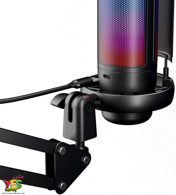 61FBNNDS-XL._AC_SX569_ ميكروفون احترافي للجوال والكمبيوتر مع استاند الونش ME6S