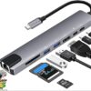 موزع USB/TYBY-C ابو 8 منافذ