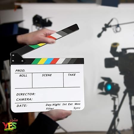 61xlvzcg4-L._AC_SY450_ كلاكيت افلام، لوحة فيلم اكريليك للمخرجين
