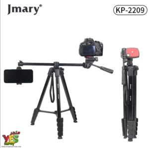 متجر يس ميديا 770999496 حامل ثلاثي القوائم بمحور أفقي للكاميرا والهاتف المحمول Jmary KP-2209