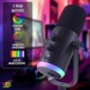 717kkYF3cKL._AC_SY355_ ميكرفون احترافي ديناميكي بودكاست YU7 USB/XLR