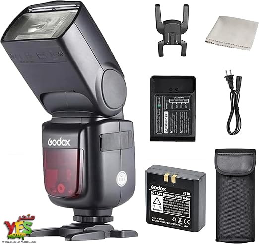 متجر يس ميديا 770999496 فلاش تصوير جودكس Godox VING V860II-N الاحترافي لكاميرات نيكون