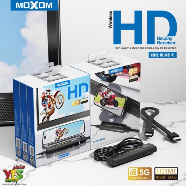 AX61-5 دونقل عرض شاشة الهاتف على التلفزيون سرعة الـ 5G ومتعة الشاشة الكبيرةMX-AX61