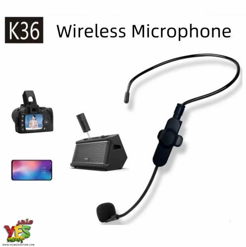 FG ميكروفون لاسلكي مزدوج مثبت على الرأس k36