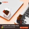 HC184-8 شاحن كهرباء الاصلي 35W ذكي سوبر فاست بتقنية GaN شبه شفاف موديل HC184