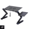 Portable-Laptop-Foldable-Table-Omeidi-with-Two-Fan-T6-Black-Gadget-mou طاولة حاسوب المنيوم مع لوحة ماوس مع مروحتين تبريد T8
