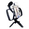 selfie-stick-with-wireless-remote-control-tripod-with-led-microphone-for-live-broadcast-tl-49t-bla (1) حامل تصوير فيديو احترافي للجوال مع اضاءة و مايك AY-49T