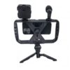 selfie-stick-with-wireless-remote-control-tripod-with-led-microphone-for-live-broadcast-tl-49t-bla حامل تصوير فيديو احترافي للجوال مع اضاءة و مايك AY-49T