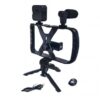 selfie-stick-with-wireless-remote-control-tripod-with-led-microphone-for-live-broadcast-tl-49t-bla (3) حامل تصوير فيديو احترافي للجوال مع اضاءة و مايك AY-49T