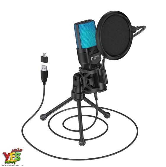 v ميكروفون مكثف جيمينج USB/TYBC للكمبيوتر والجوالات YANMAI SF-777R