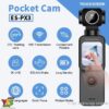 1258 كاميرا فلوغات محمول لتصوير الحركة والرياضة Plokama ES-PX3