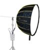 2-4-700x700 سوفت بوكس مقاس 90سم مع اضاءة led قوة 200 وات NiceFoto DL90-2000A