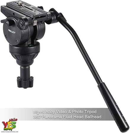 51ocgZHq-VL._AC_SY450_ حامل تصوير ثلاثي القوائم احترافي برأس هيدروليكي KINGJOY VT-2500