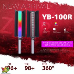 عصا إضاءة احترافية ملونة ZSYB-YB100RGB بقوة 100 واط