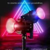 متجر يس ميديا 770999496 إضاءة تصوير ملونة احترافية ZSYB CL-60RGB بقوة 60 واط