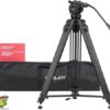 متجر يس ميديا 770999496 حامل تصوير ثلاثي القوائم احترافي برأس هيدروليكي KINGJOY VT-2500
