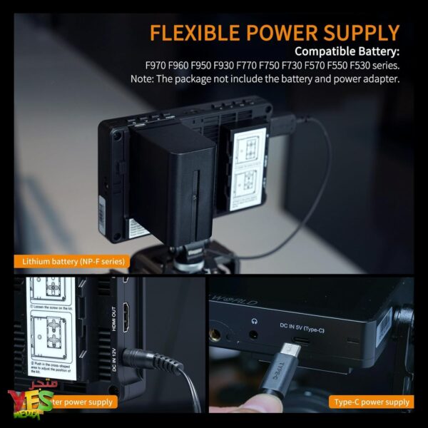 شاشة مونيتور للتصوير FeelWorld F5 Pro X مقاس 5.5 بوصة