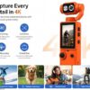 71uh2Z73qqL._SX569_ كاميرا الفلوغات والرياضة الذكية SKIG 4K HD WiFi موديل Q8