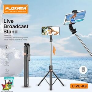 عصا سيلفي وحامل ثلاثي اصلي  Plokama Live-K9